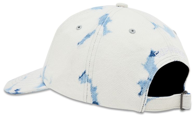 Supreme Wings Logo 6 Panel Bleached Denim