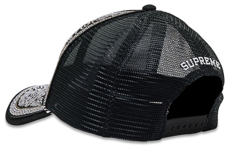 Supreme Vaquero Mesh Back 5 Panel Black