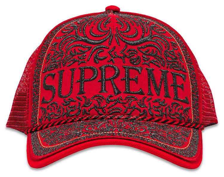 Supreme Vaquero Mesh Back 5 Panel Red