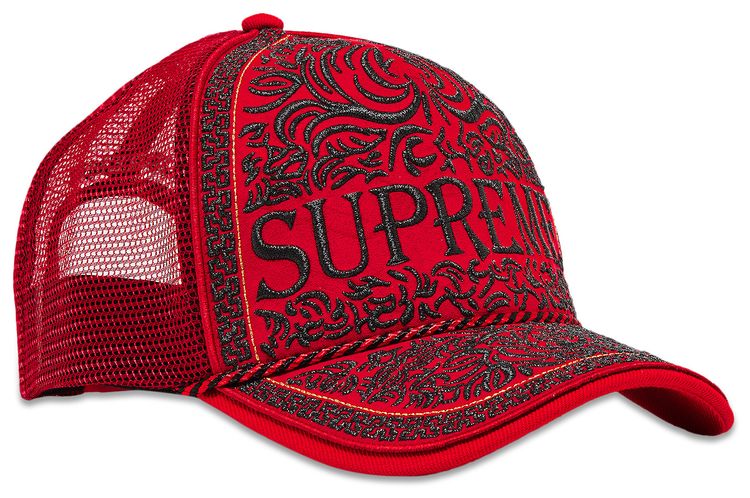 Supreme Vaquero Mesh Back 5 Panel Red