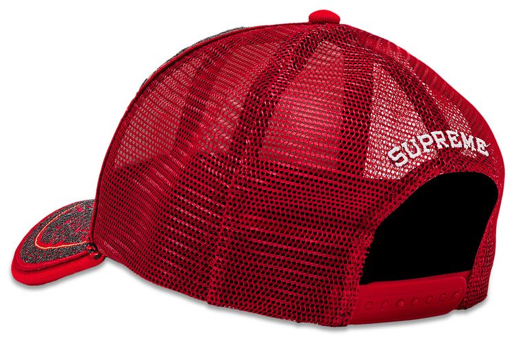 Supreme Vaquero Mesh Back 5 Panel Red