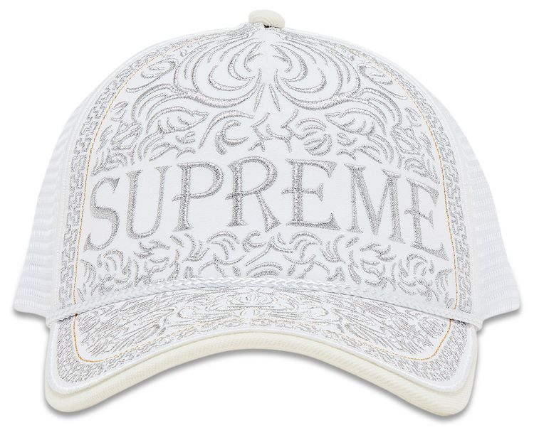 Supreme Vaquero Mesh Back 5 Panel White