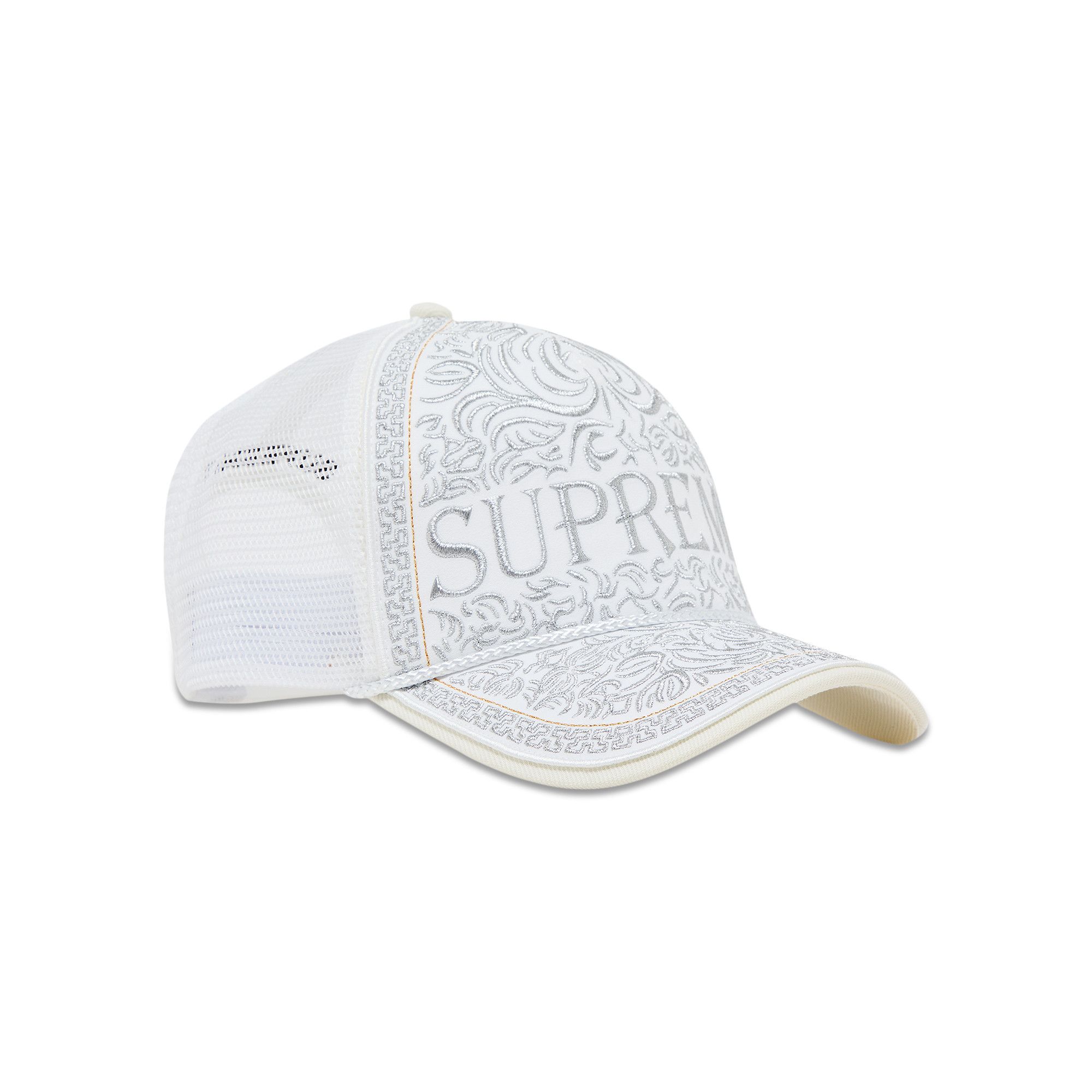 Supreme Vaquero Mesh Back 5-Panel ホワイト Supreme Vaquero Mesh Back 5-Panel (SS25) - $60