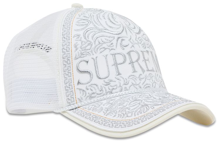 Supreme Vaquero Mesh Back 5 Panel White
