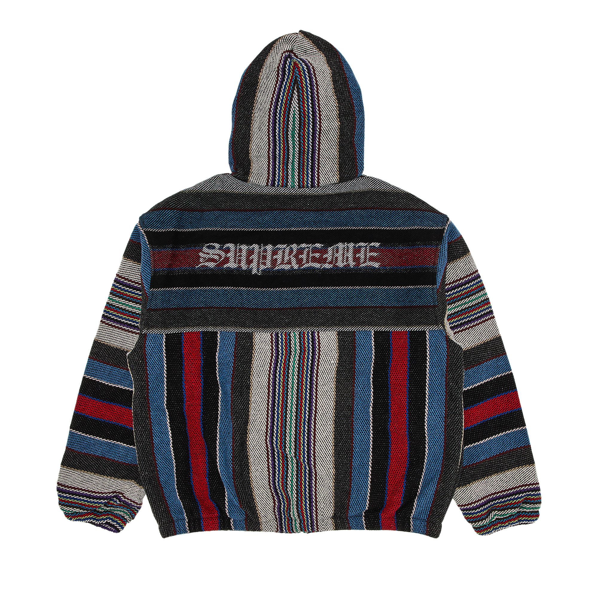 2024人気新作 Stripe Woven Supreme Buy Hooded SS25J14 - 'Black' Jacket ジャケット・アウター