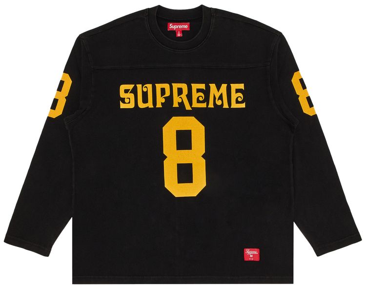 Supreme Affiliated Long Sleeve Football Top Black