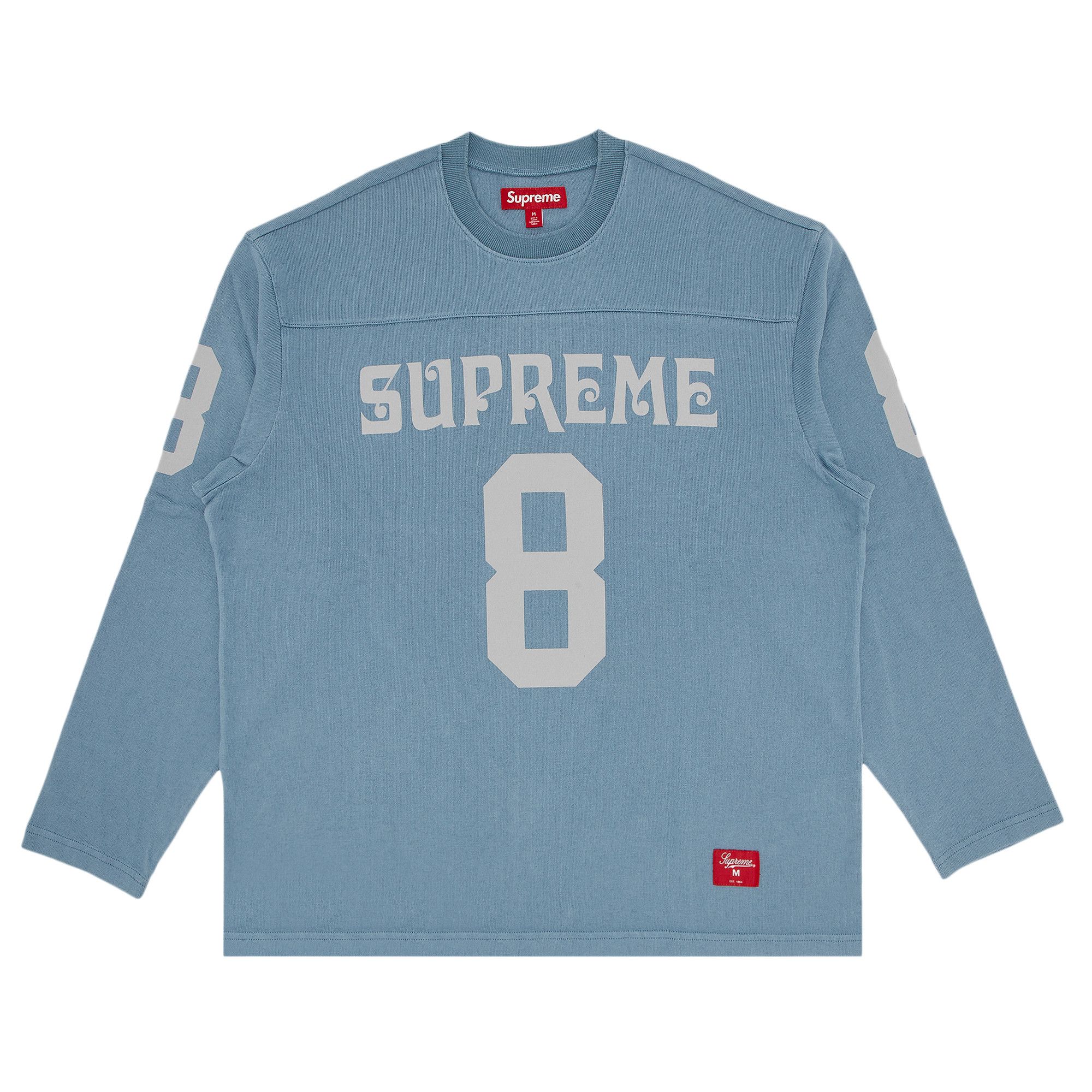 雪の豪奢 Buy Supreme Affiliated Long-Sleeve Football Top 'Slate トップス