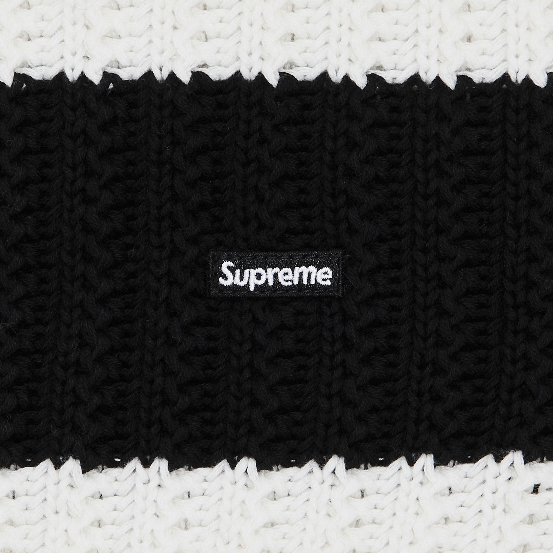 Buy Supreme Loose Gauge Stripe Small Box Sweater 'Black
