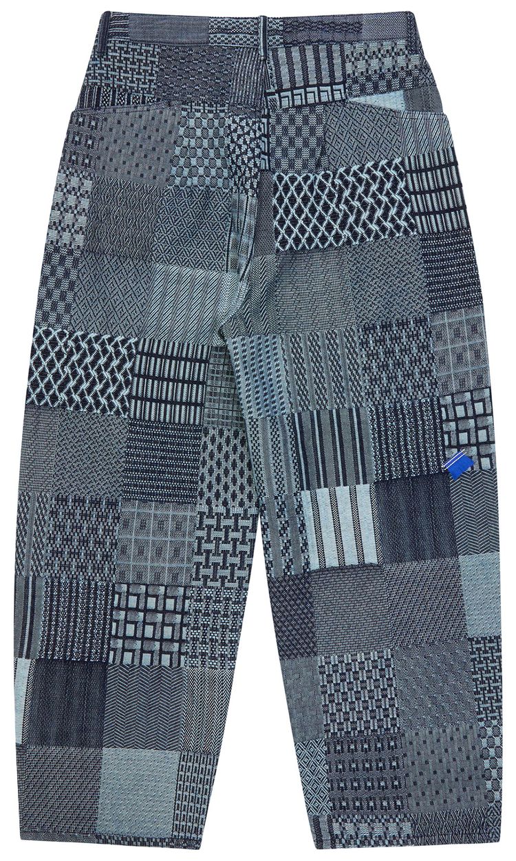 Ader Error Semi Oversized Fit Jeans Blue