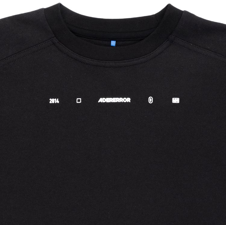 Ader Error Semi Oversized Fit T Shirt Black