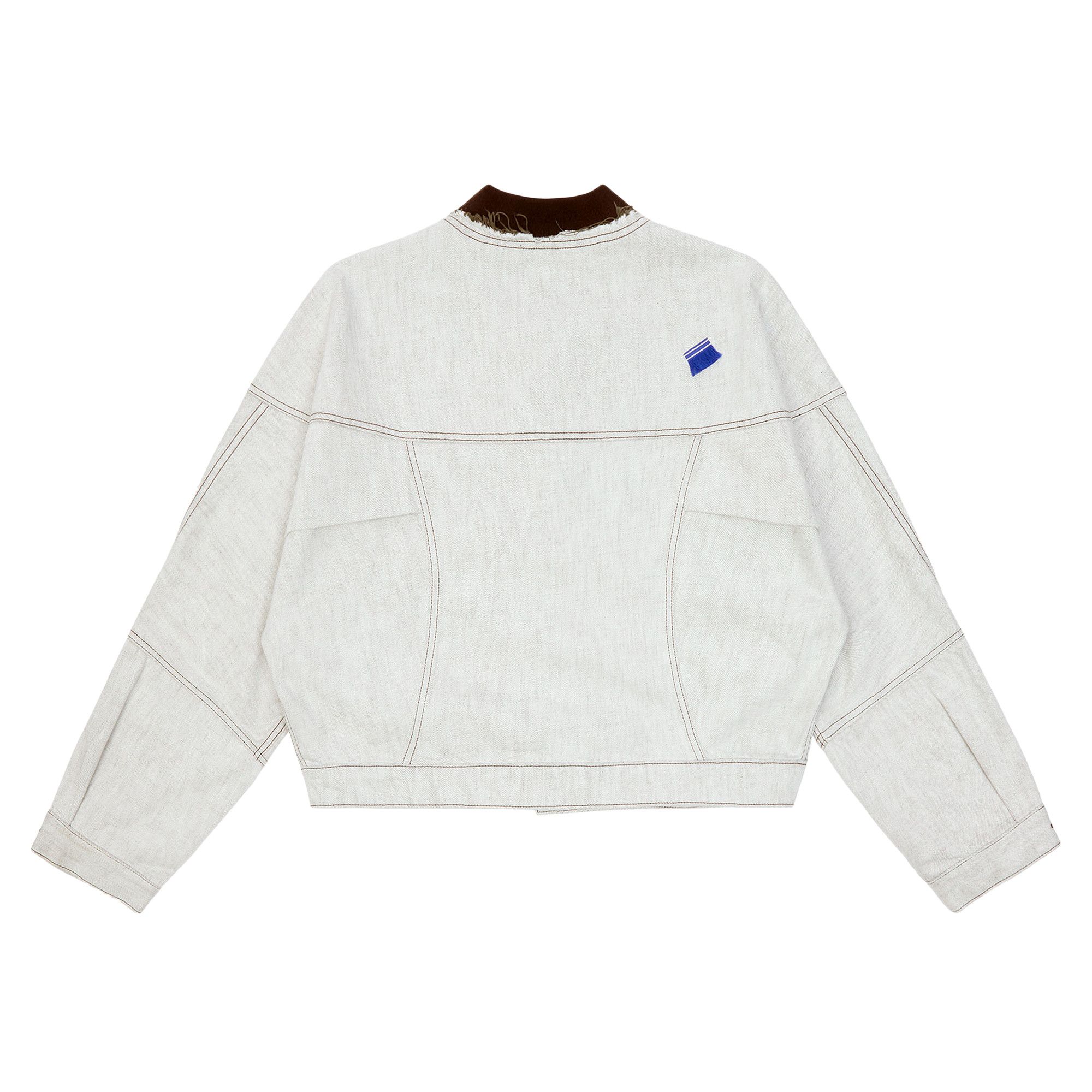 ジャケット・アウター ADERERROR TRUCKER JACKET 1601 / WHITE Buy Ader Error Semi-Oversized Fit Trucker Jacket 'White