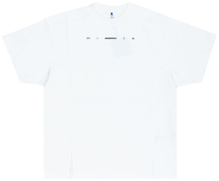 Ader Error Semi Oversized Fit T Shirt Off White