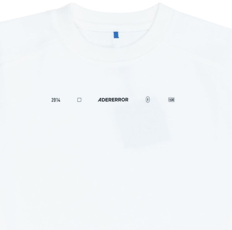 Ader Error Semi Oversized Fit T Shirt Off White