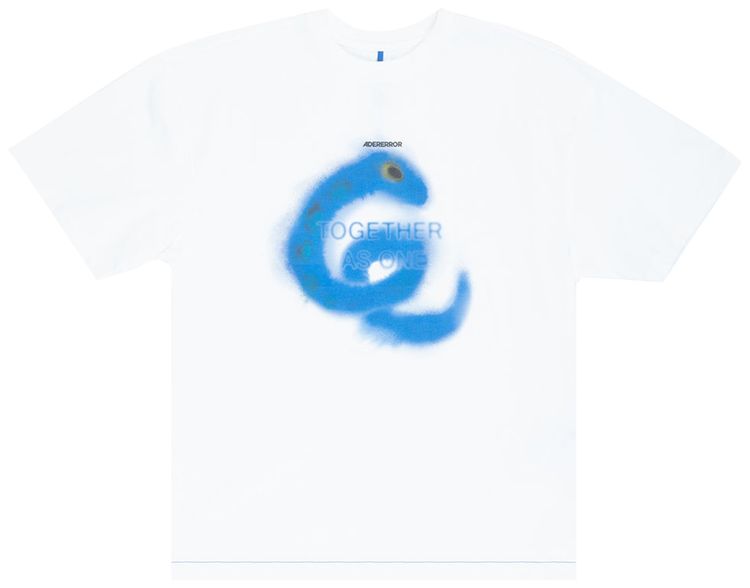 Ader Error Semi Oversized Fit T Shirt Off White