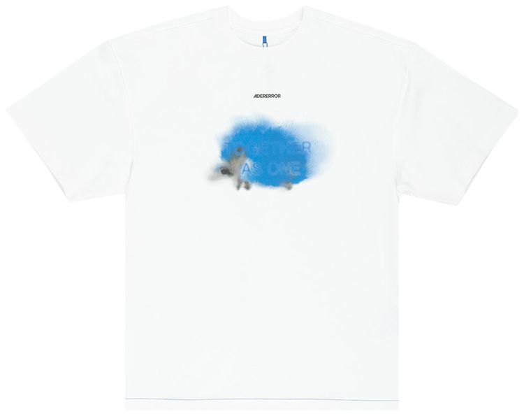 Ader Error Semi Oversized Fit T Shirt Off White