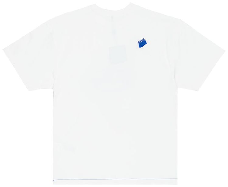 Ader Error Semi Oversized Fit T Shirt Off White
