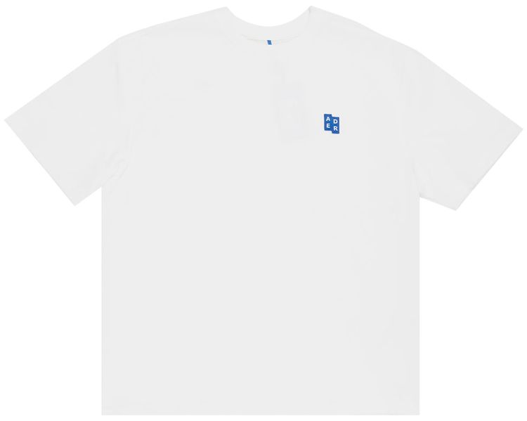 Ader Error TRS Tag T Shirt Off White