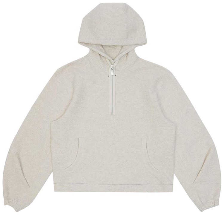 Ader Error Semi Oversized Fit Hoodie Oatmeal