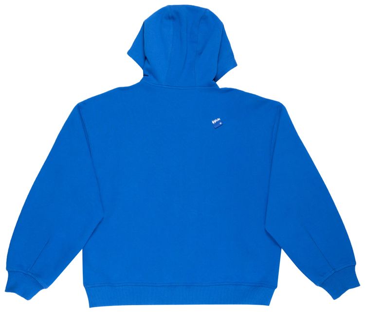 Ader Error Semi Oversized Fit Hoodie Blue