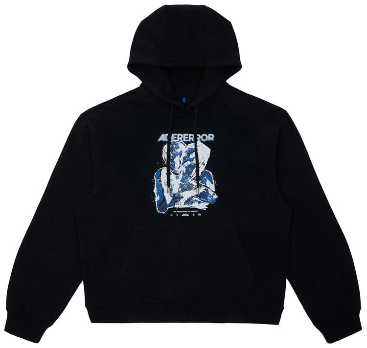 Ader Error Semi Oversized Fit Hoodie Black