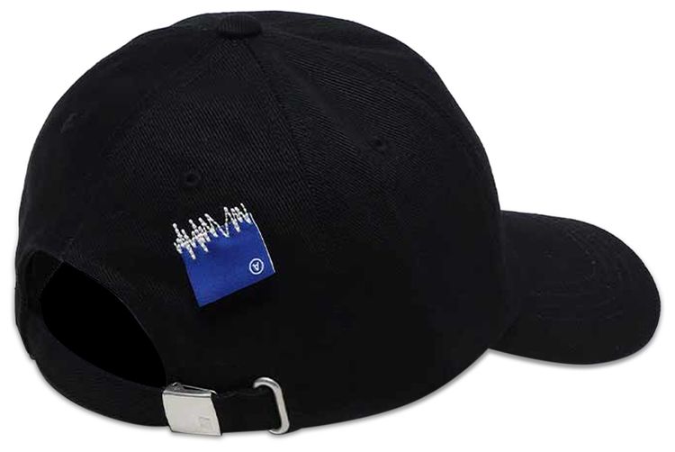 Ader Error Logo Applique Denim Cap Black