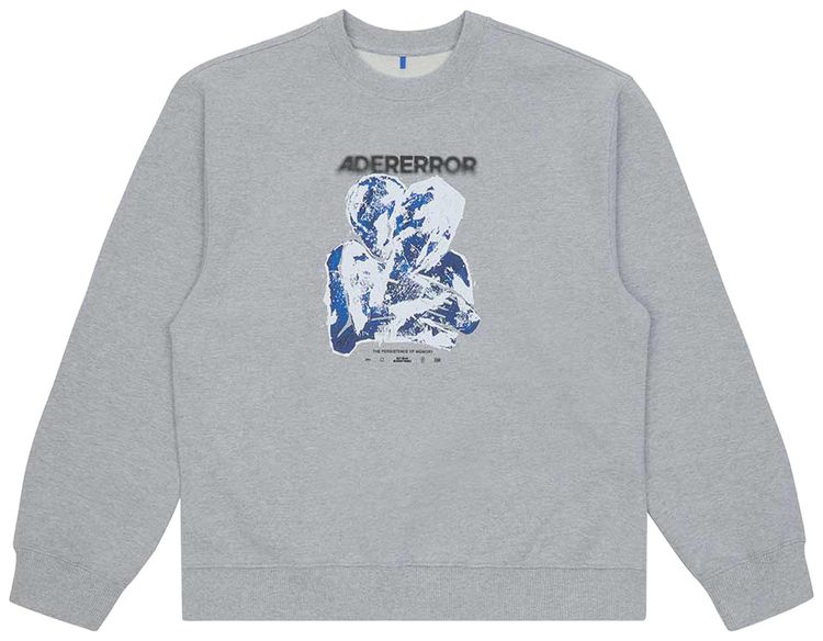 Ader Error Semi Oversized Fit SweatShirt Grey