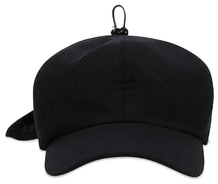 Ader Error Oversized Fit 6 Panels Cap Black