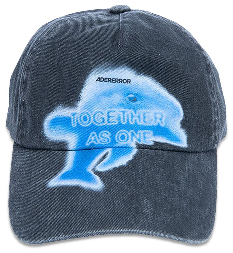 Ader Error Season Graphic Detail 6 Panels Cap Black