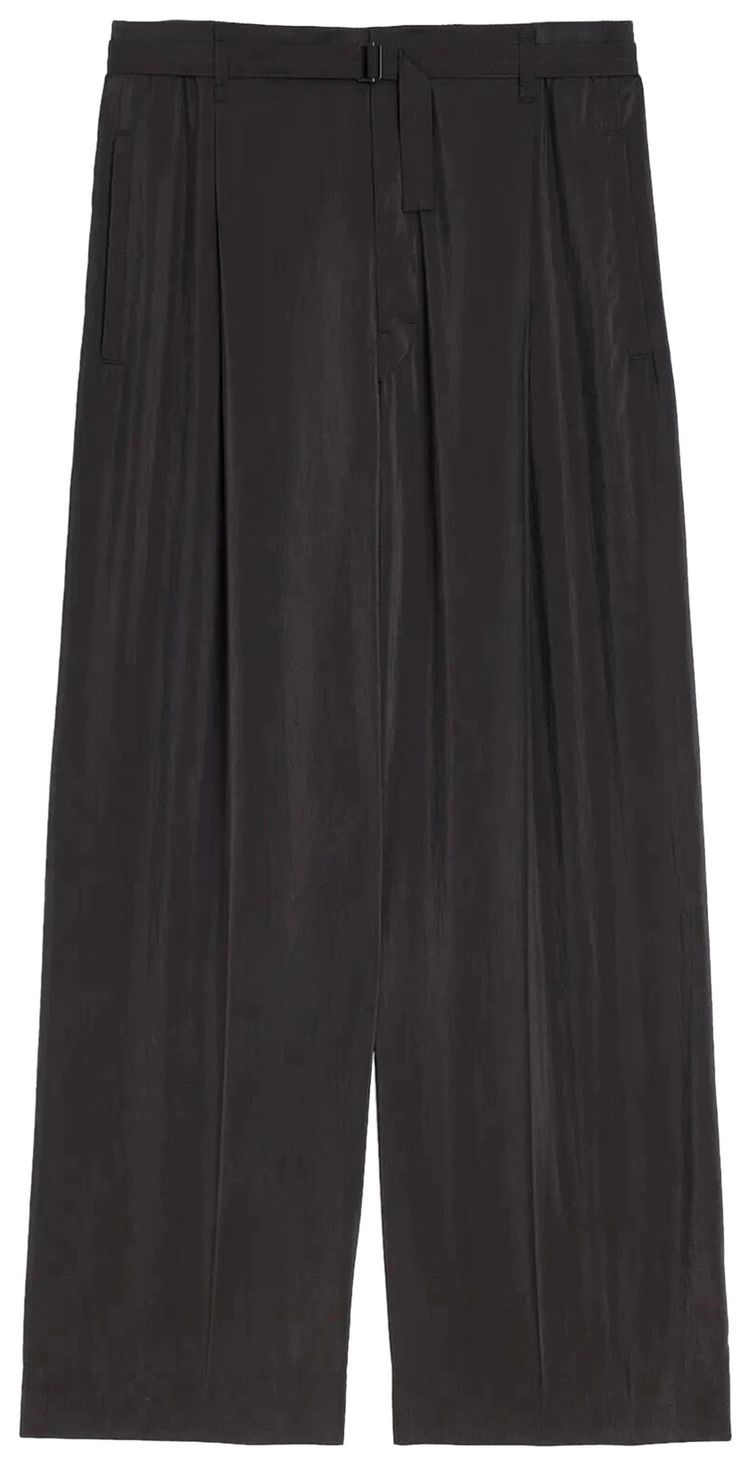 Lemaire Belted Relaxed Pants Dark Espresso