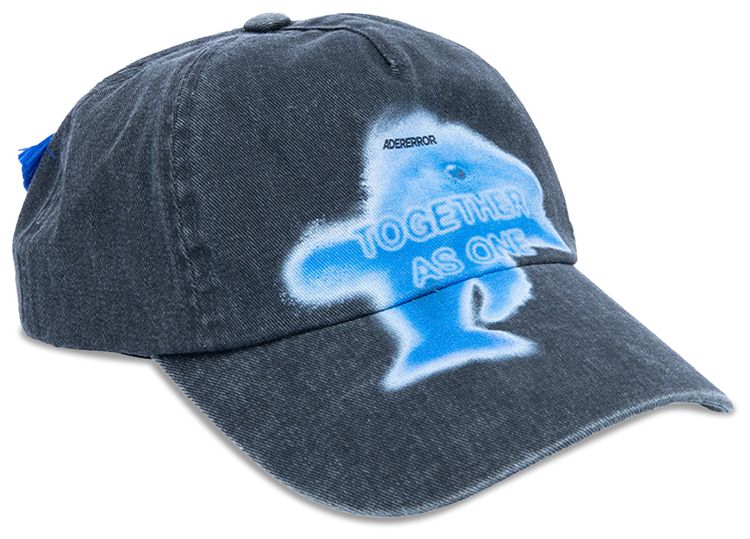 Ader Error Season Graphic Detail 6 Panels Cap Black