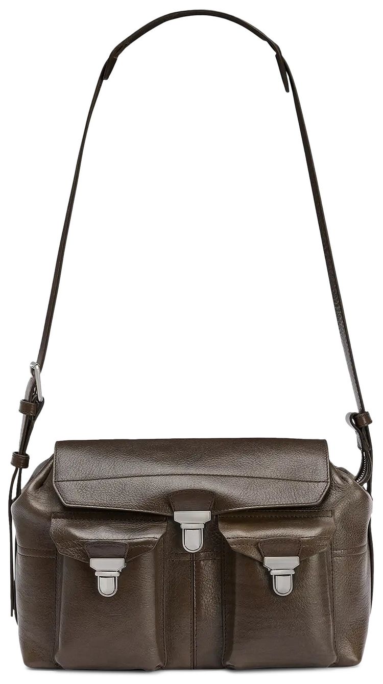 Lemaire Medium Gear Bag Khaki Brown