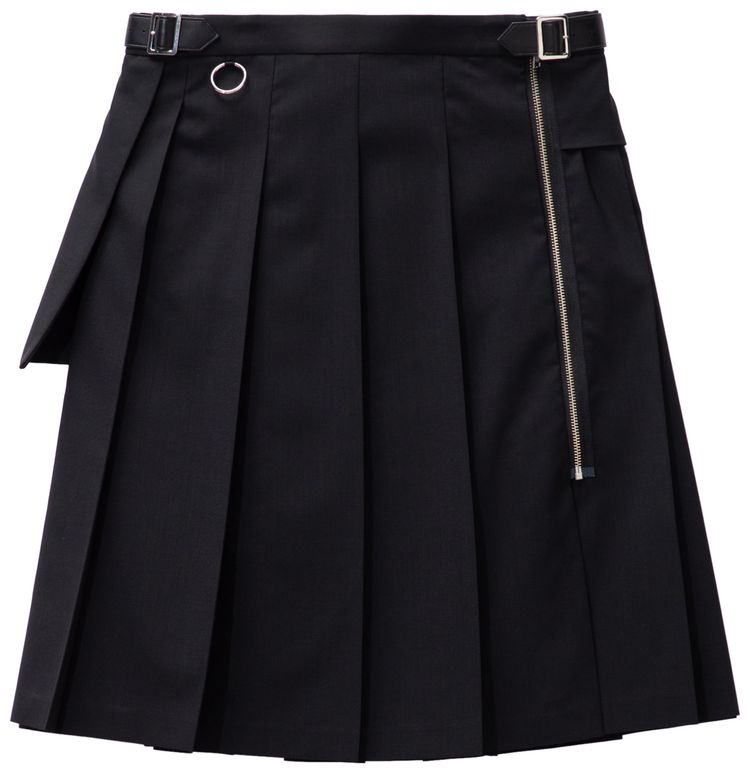 Undercover Pleated Skirt Black