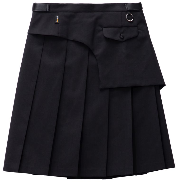 Undercover Pleated Skirt Black