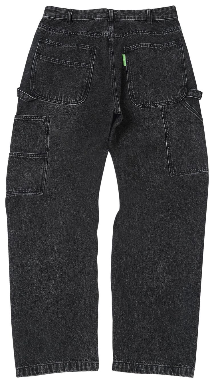 Mister Green Selvedge Denim Utility Pant Black