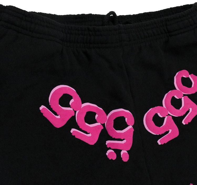 Sp5der Angel Number Sweatpant Black