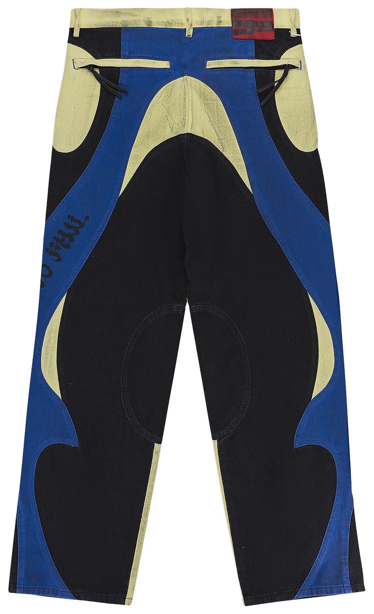 KUSIKOHC Rider Straight Fit Jeans Yellow