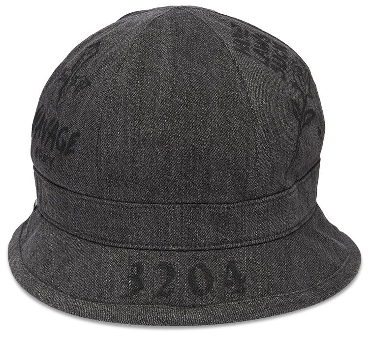 Neighborhood Fade Denim Ball Hat Black