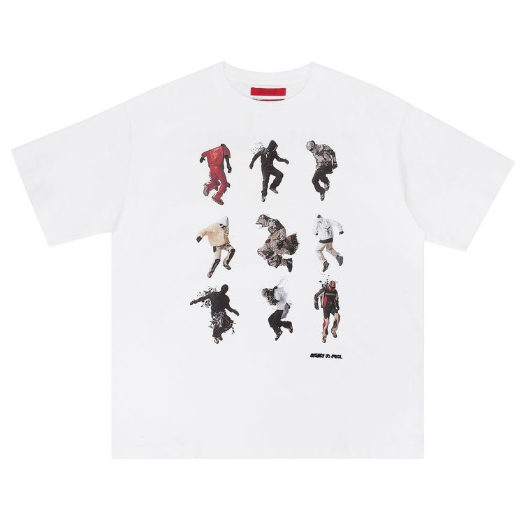 KUSIKOHC Jump Print T Shirt White