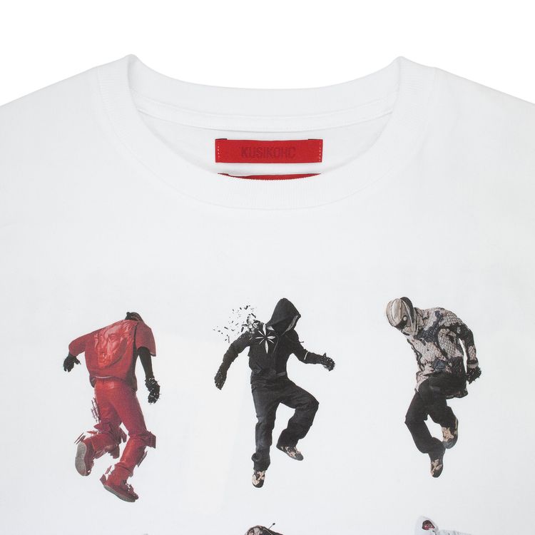 KUSIKOHC Jump Print T Shirt White