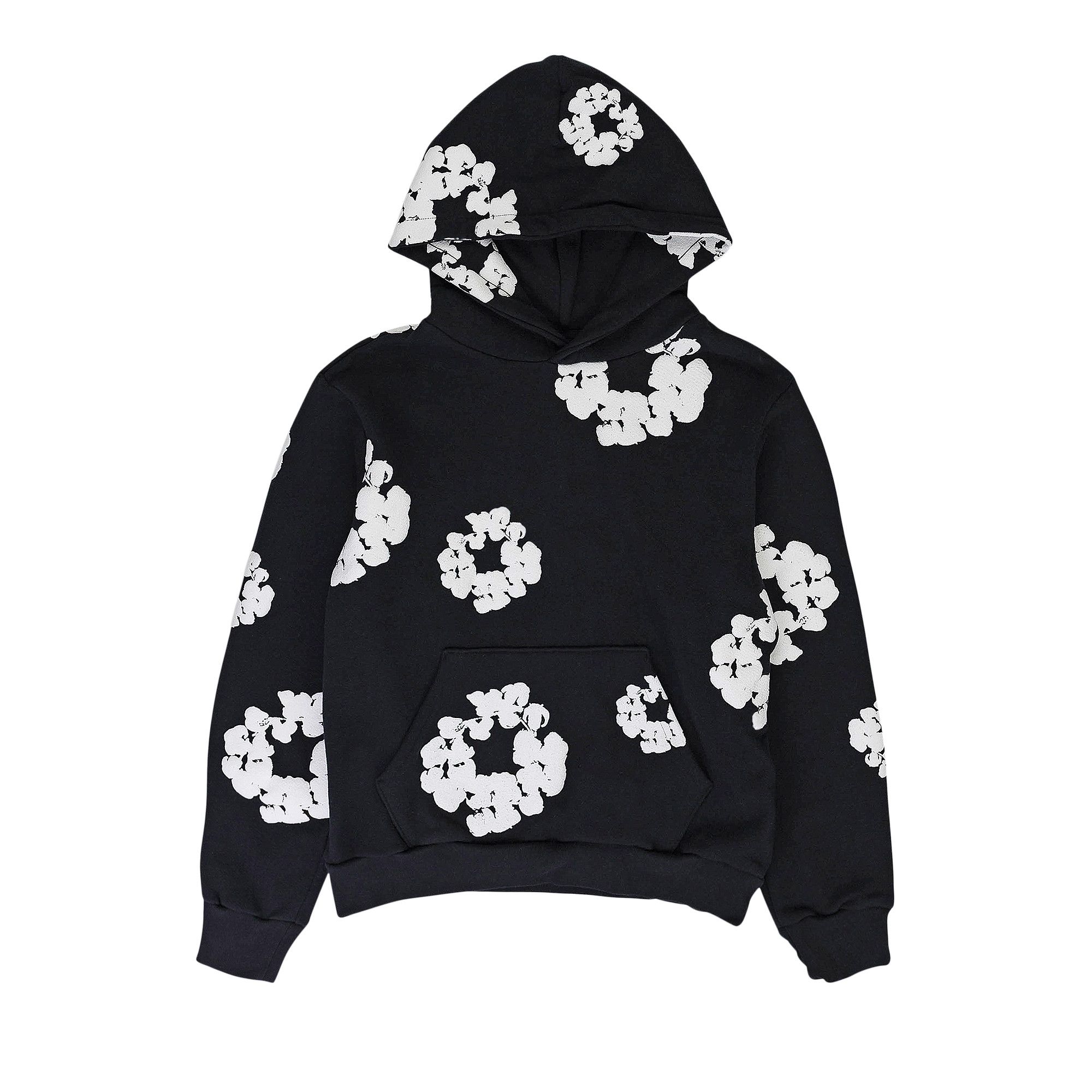 Buy Denim Tears Wreath Hoodie 'Black' - 05650 10004DTWHB