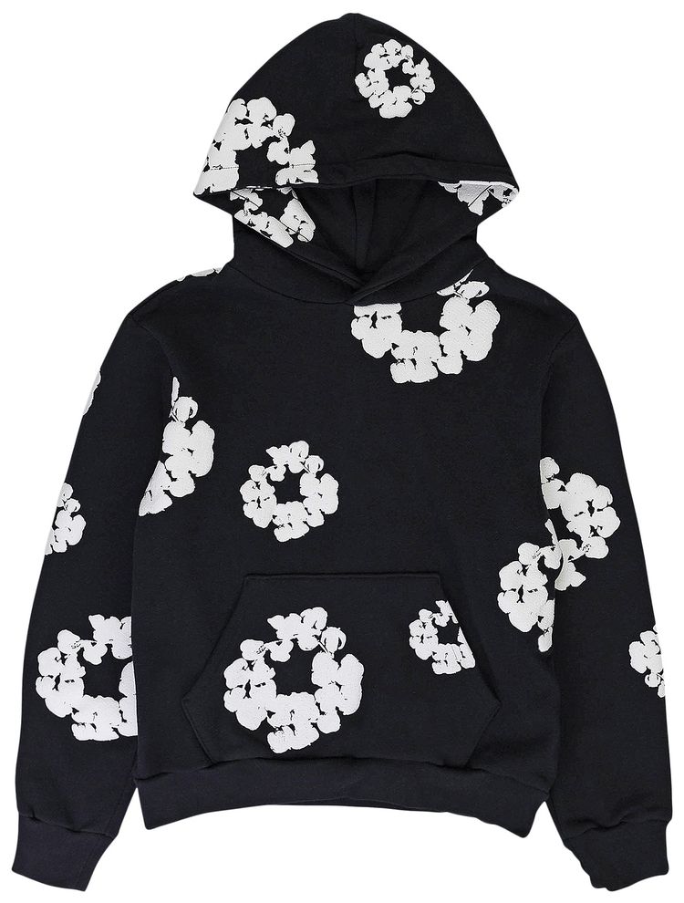 Denim Tears Wreath Hoodie Black