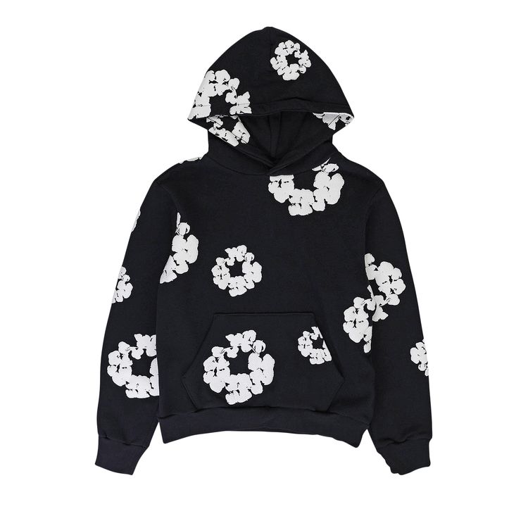 Buy Denim Tears Wreath Hoodie 'Black' - 05650 10004DTWHB BLAC | GOAT