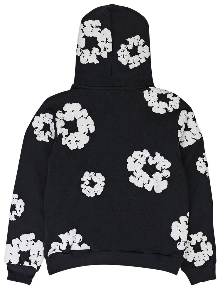 Denim Tears Wreath Hoodie Black