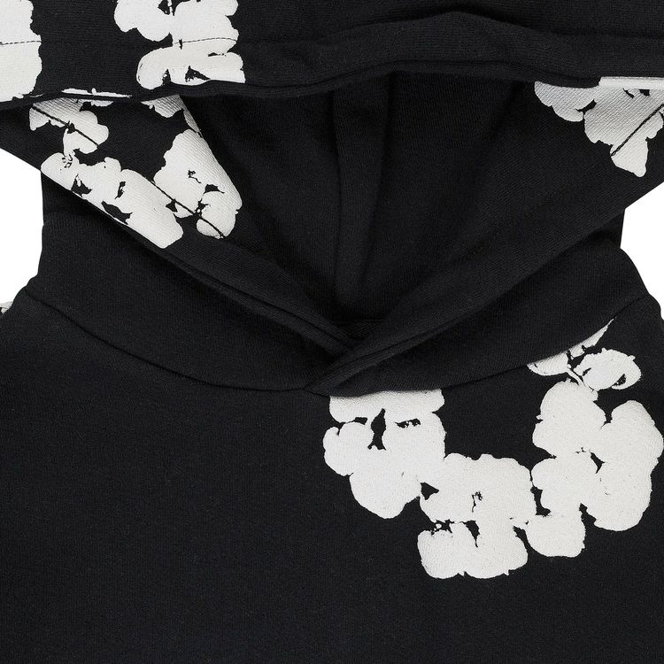 Denim Tears Wreath Hoodie Black