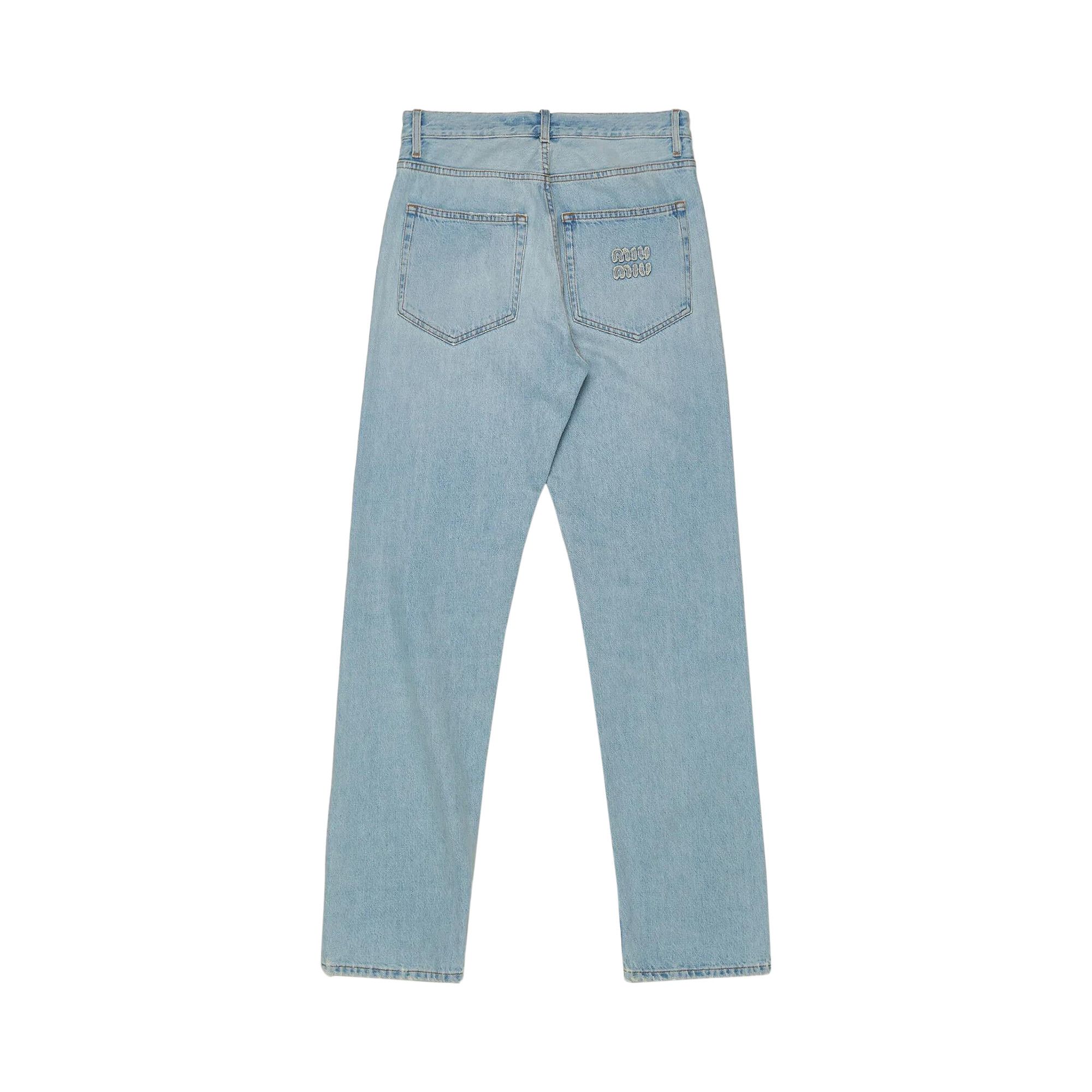 Miu Miu｜JEANS (GWP503 14QU F0013) MIU MIU DENIM JEANS – La Mode