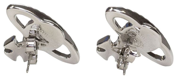 Vivienne Westwood Mayfair Bas Relief Earrings Silver