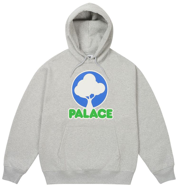 Palace Evergreen Hood Grey Marl
