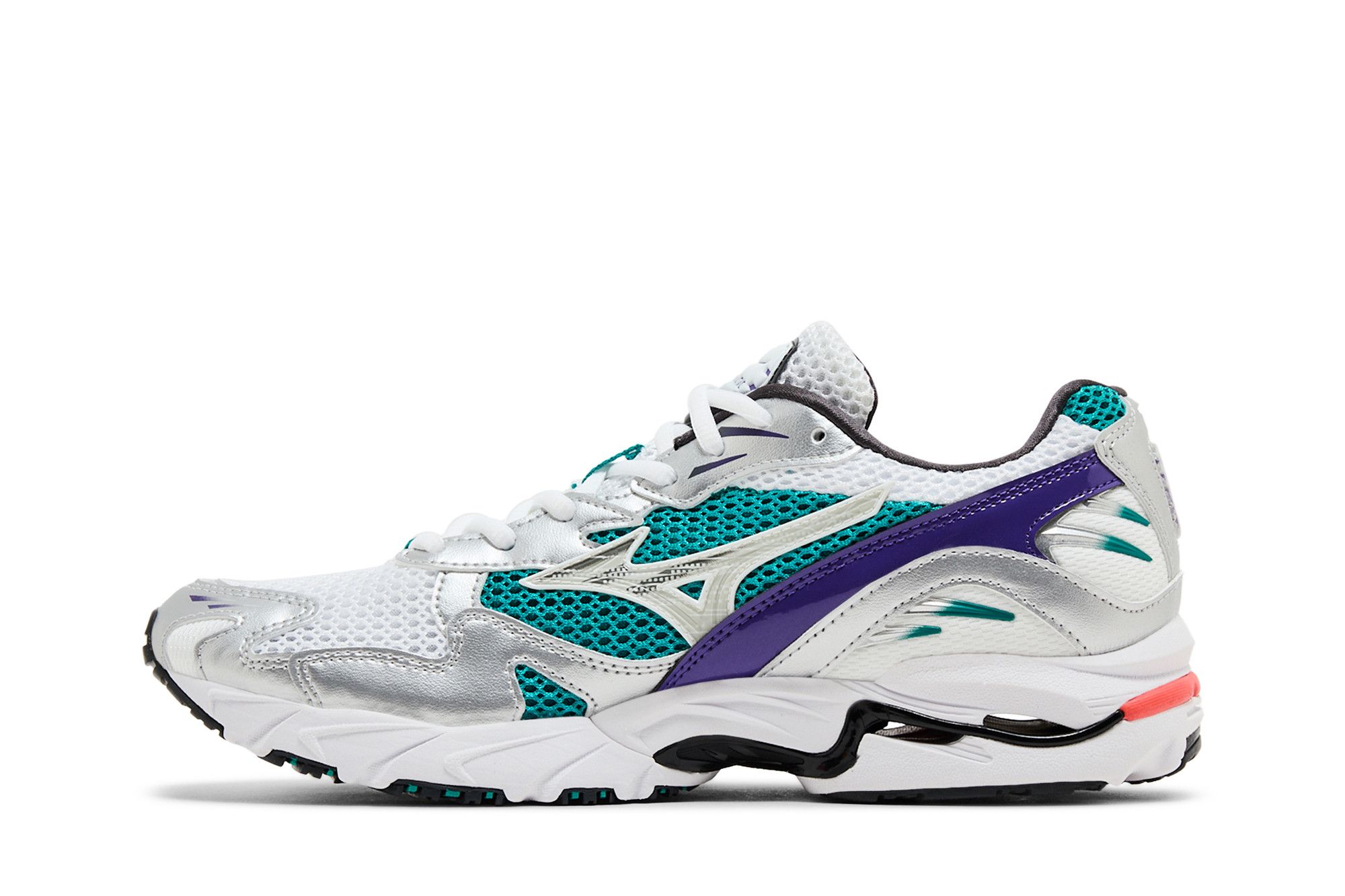 【MIZUNO】WAVE RIDER 10 WHITE/SILVER/TEAL BLUE (D1GA210407) Buy Wave Rider 10 'White Silver Teal Blue' - D1GA210407 | GOAT
