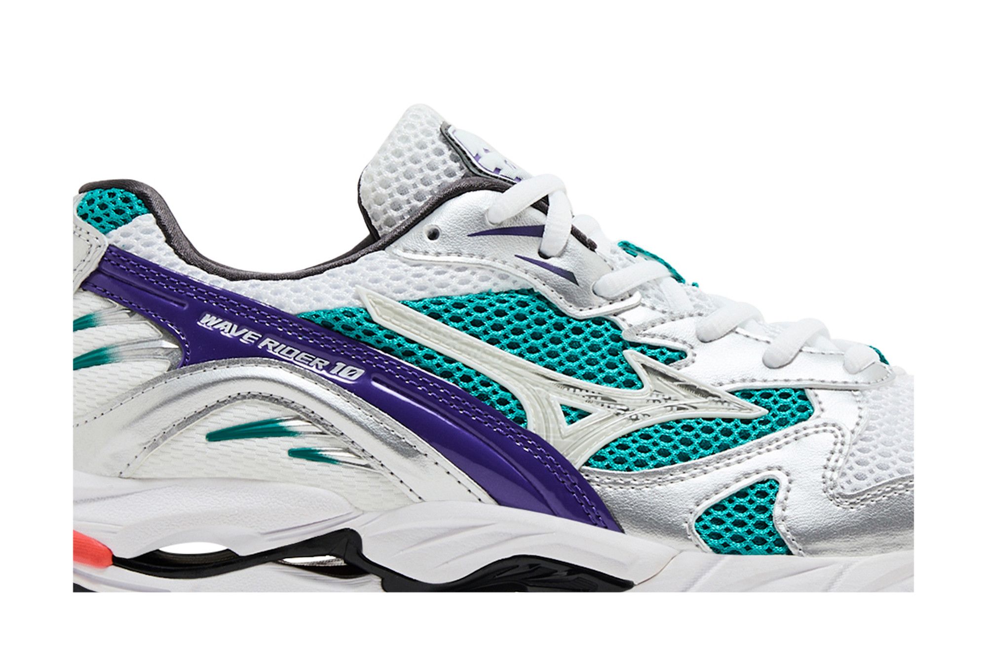 Buy Mizuno Wave Rider 10 'White Silver Teal Blue' - D1GA210407 | GOAT