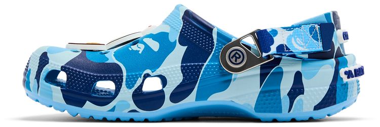 BAPE x Classic Clog ABC Camo   Blue